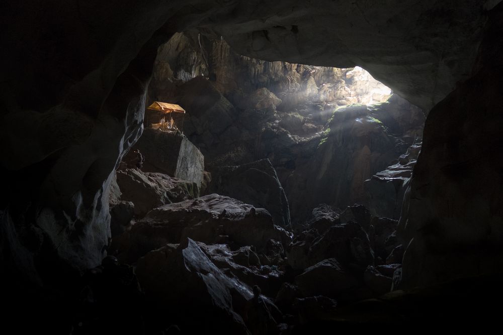 Höhle in Laos