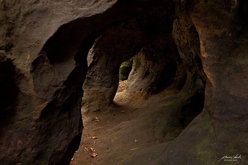 Höhle nahe der Diebeshöhle am Quirl