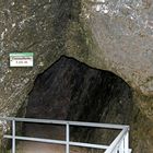 Höhlendurchgang in der Almbachklamm im Berchtesgadener Land