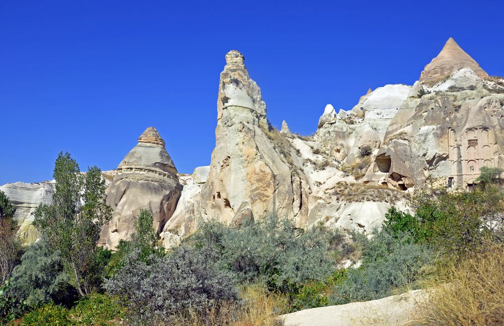 Höhlenkirchen im Göreme-Tal in Kappadokien