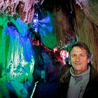 "Höhlenlichter" – Lichtkunst in einer Tropfsteinhöhle