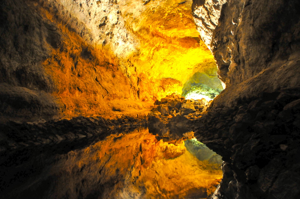 Höhlenspiegelung - Cueva De Los Verdes