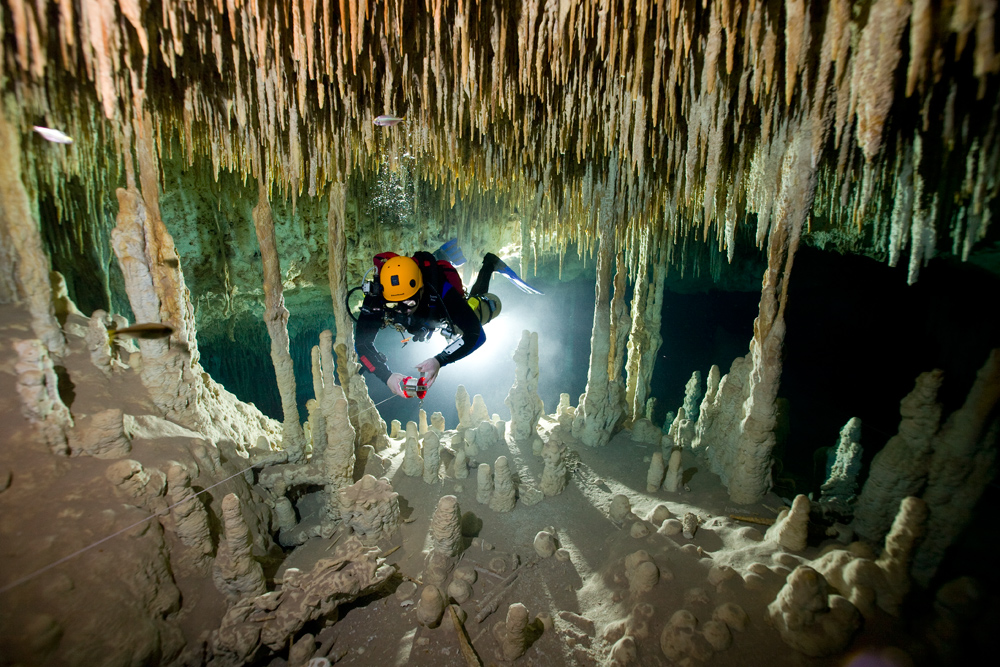 Hoehlentauchen in Yucatan, Calimba