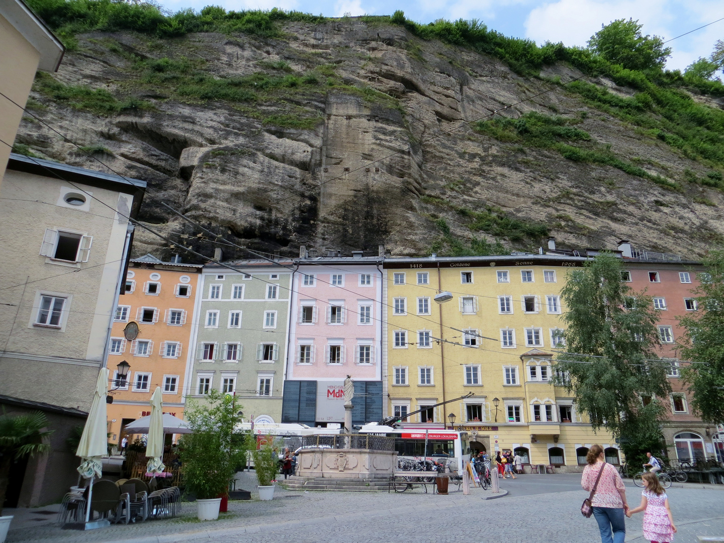 Höhlenwohnungen in Salzburg......die Gstättengasse !