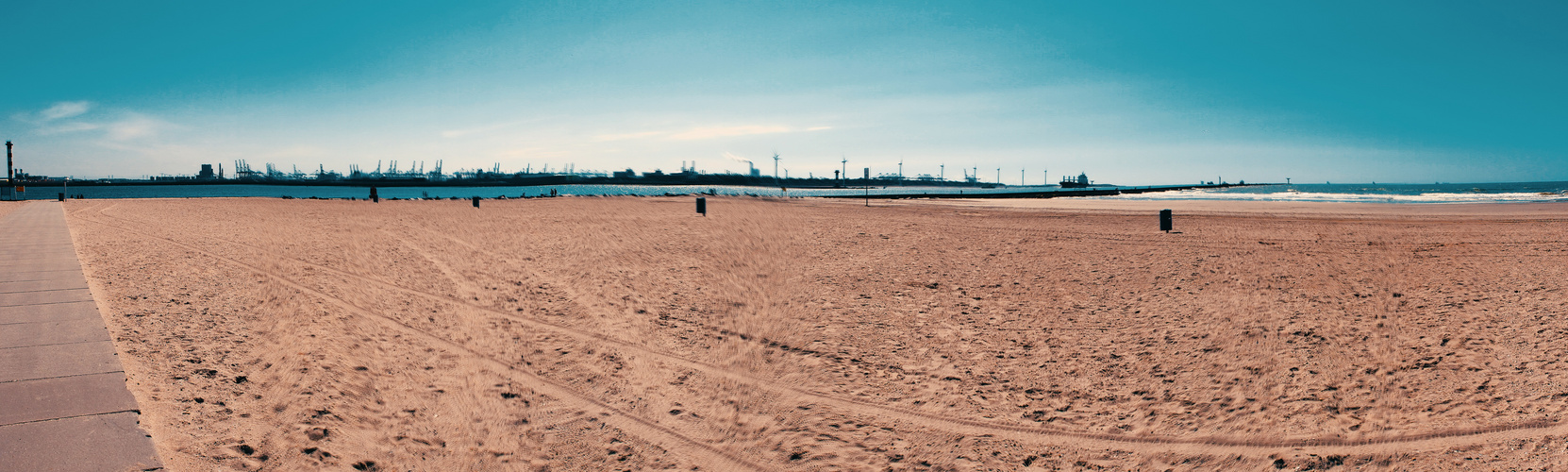 Hoek van Holland: Strand und Rhein Mündung