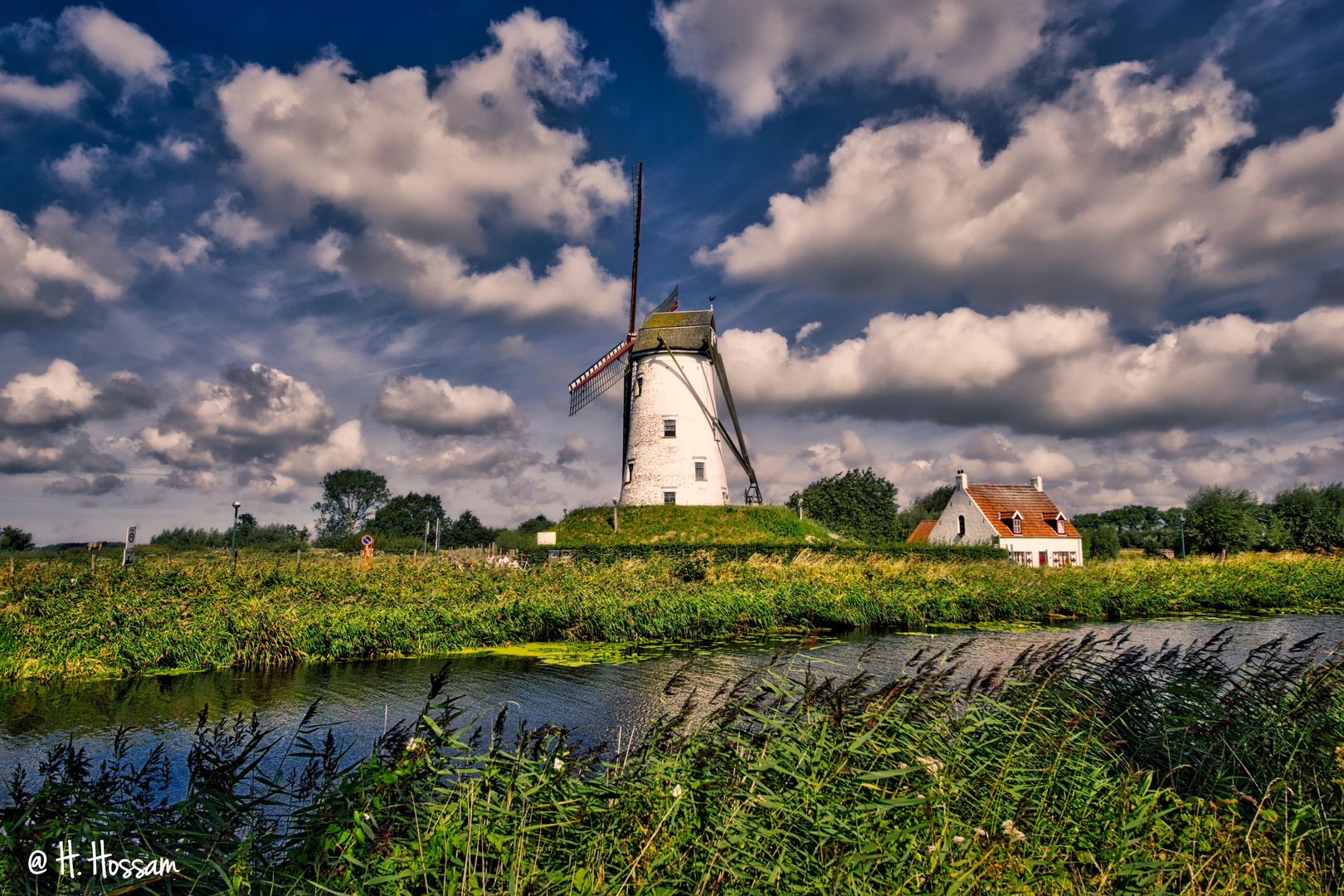 Hoeke Windmill, Damme, Belgique 