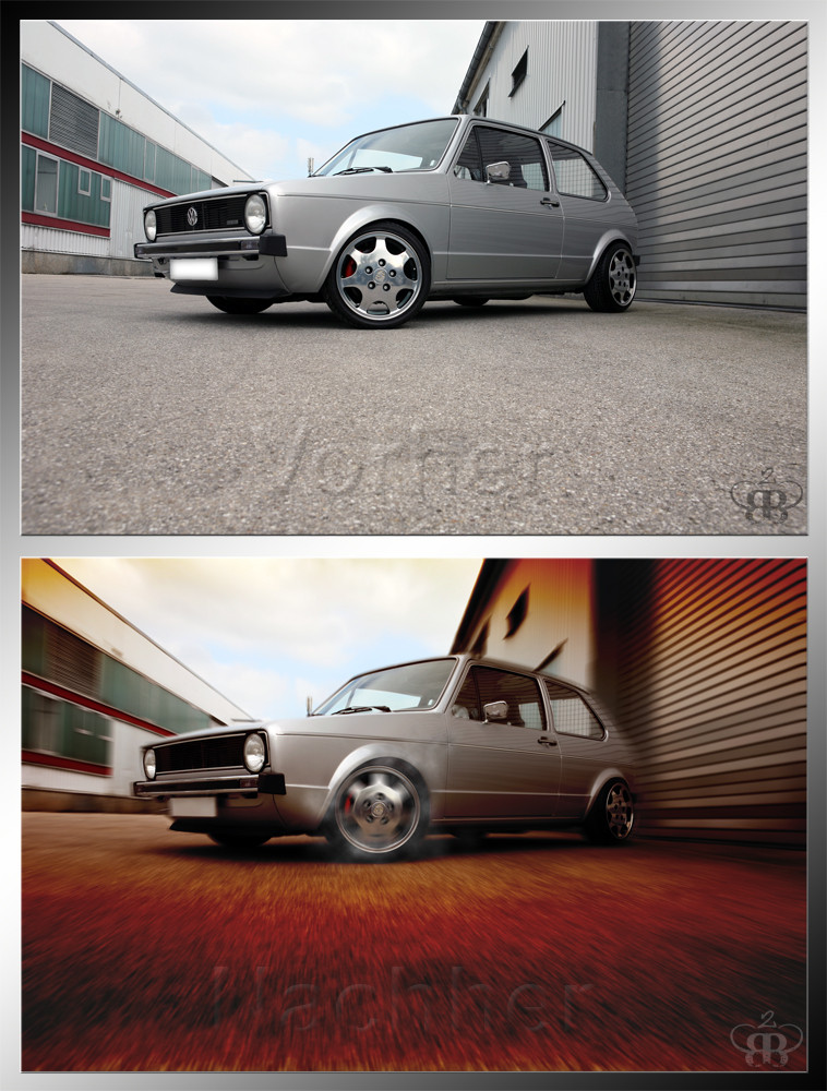 Höllenmaschine III [Vorher-Nachher] (VW Golf 1)