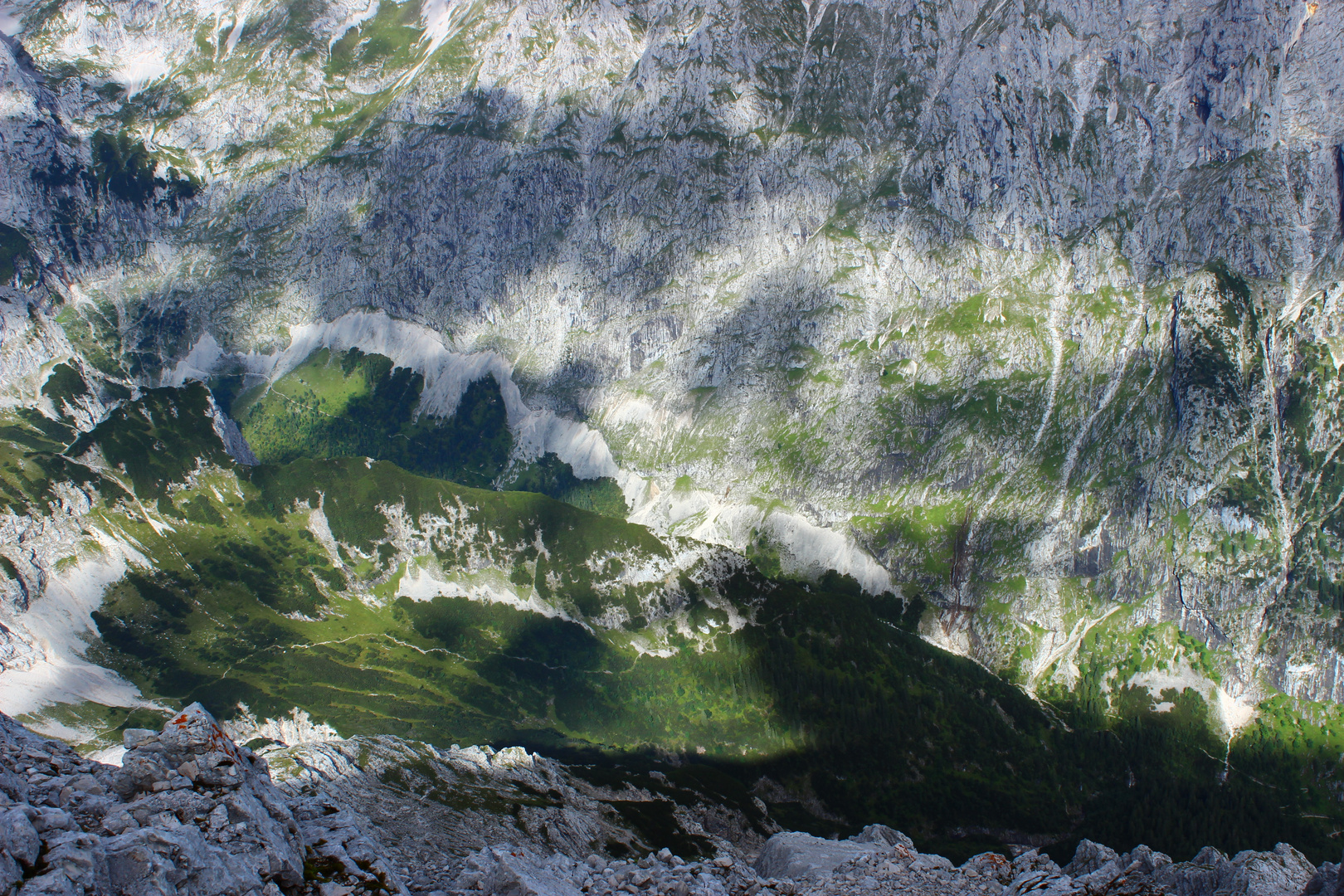 Höllentalklamm von oben