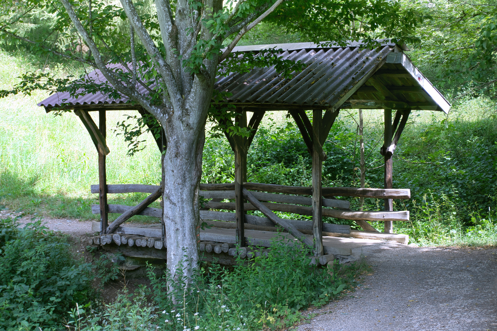 Hölzerne Brücke