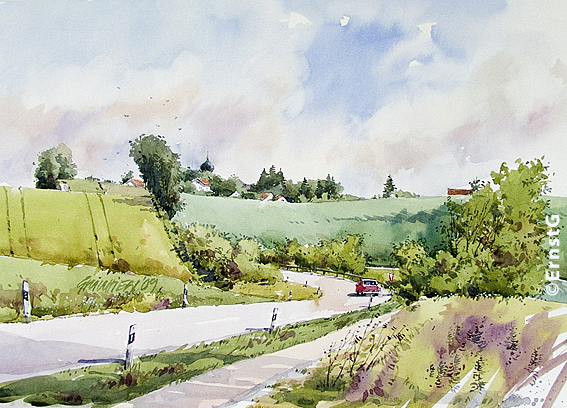 Hörmannsberg (Aquarell - OD)