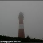 Hörnumer Leuchtturm im Seenebel