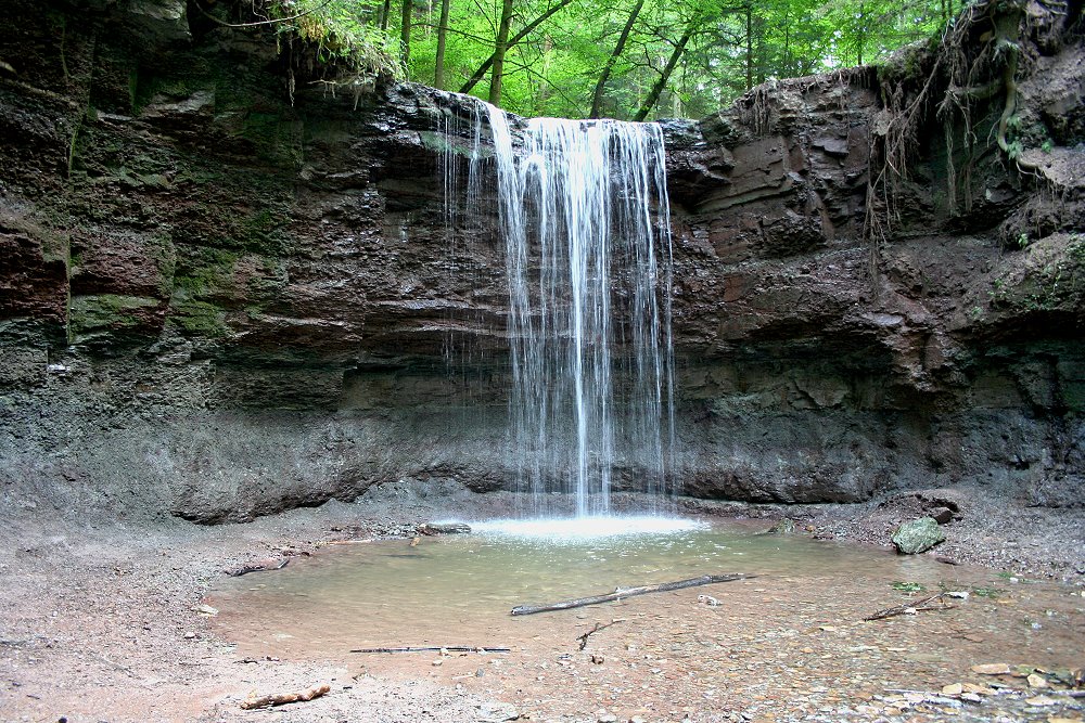 Hörschbachwasserfall bei Murrhardt Bild 2