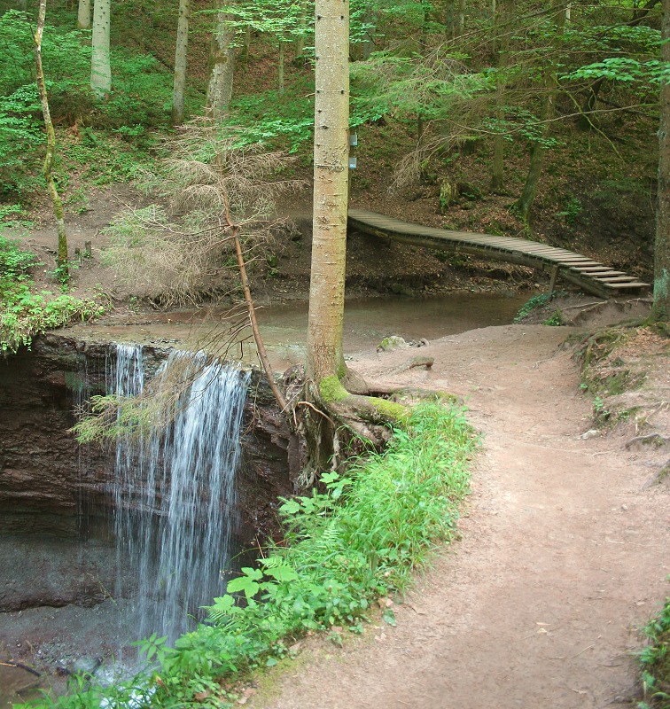 Hörschbachwasserfall bei Murrhardt Bild 3