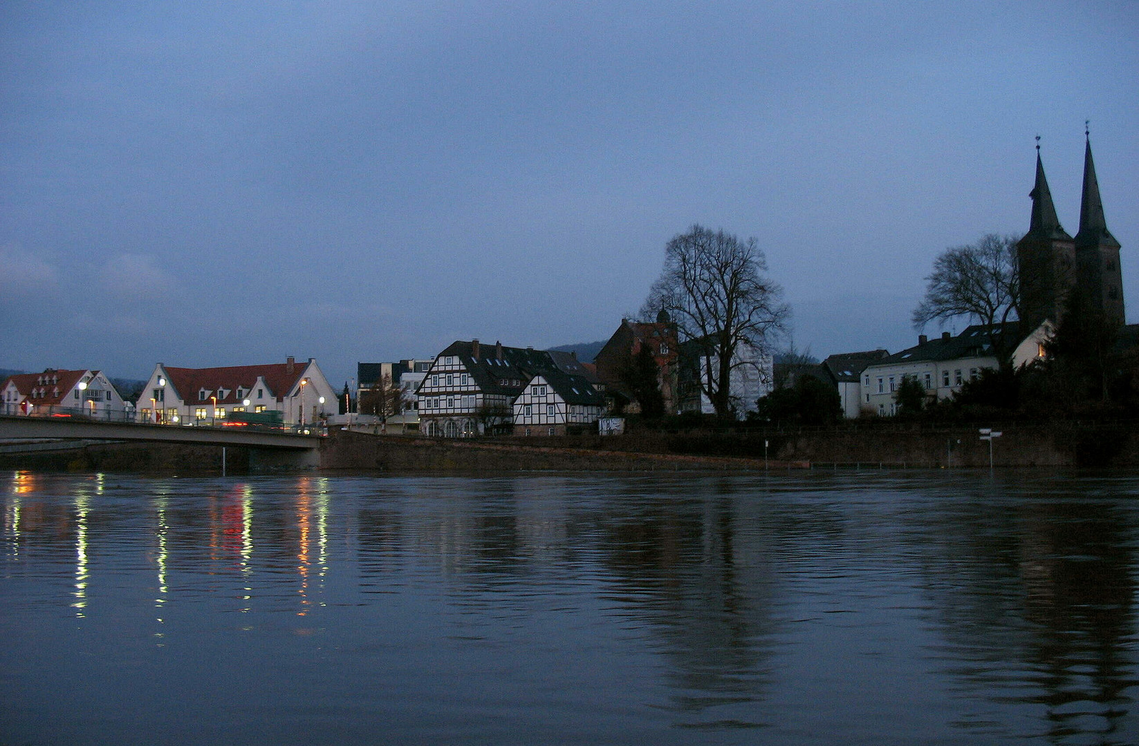 Höxter am frühen Morgen