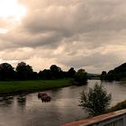 Höxter, Ruderer auf der Weser.