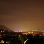 Höxter und Holzminden im Weserbergland bei Nacht