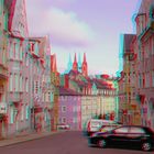 Hof - Blick zur Marienkirche 3D