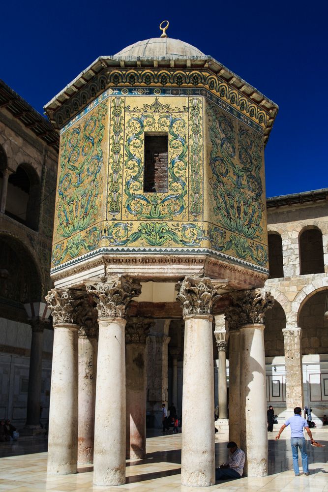 Hof der Omayyaden-Moschee in Damaskus: Das Schatzhaus (Archivaufnahme 2009)