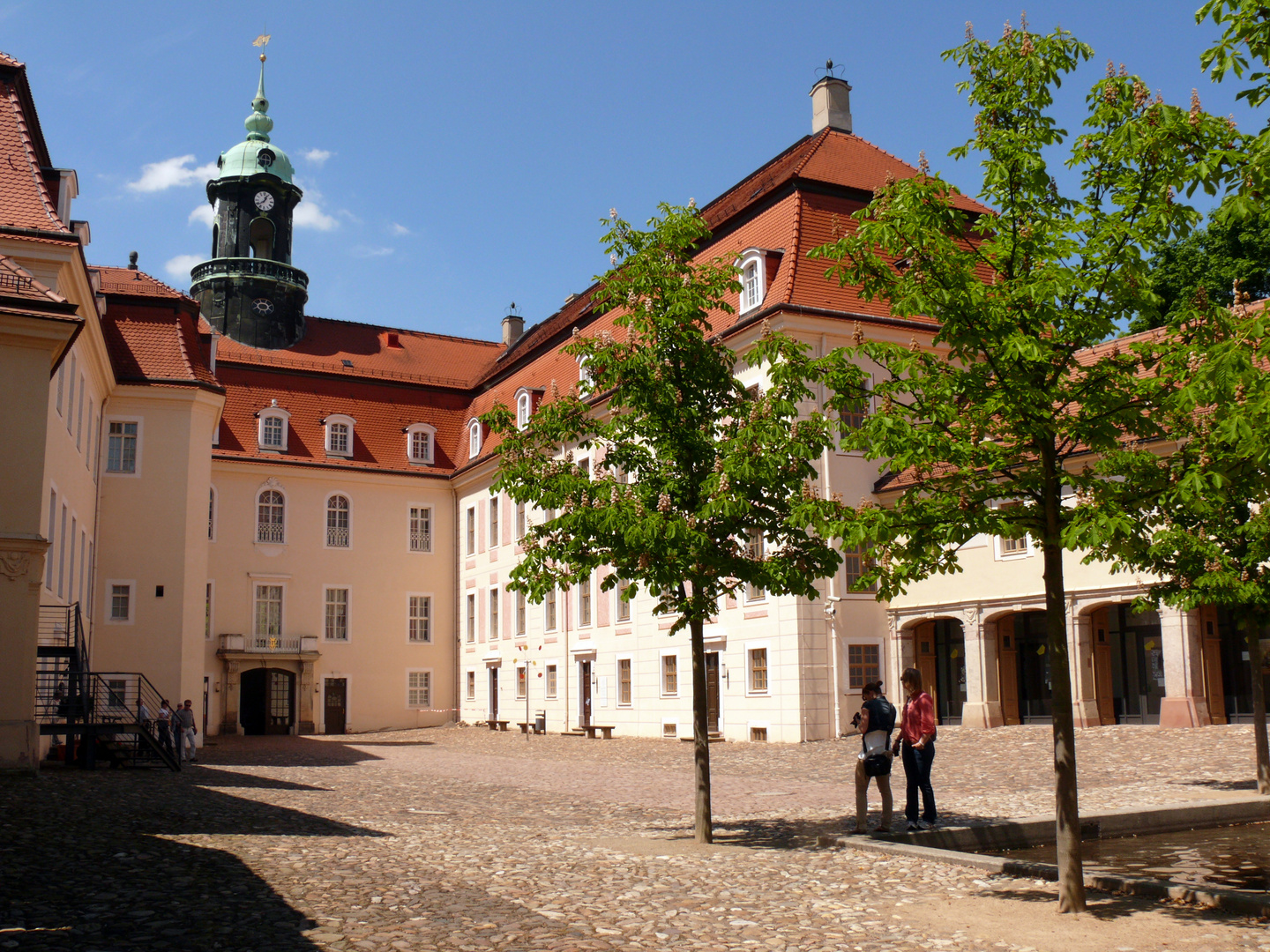 Hof des Schlosses Lichtenwalde