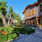 Hof eines alten Hauses in Plovdiv, Bulgarien.