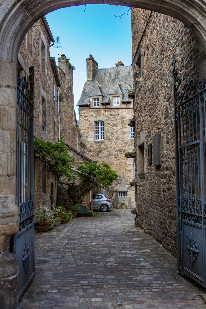 Hof in Altstadt Dinan