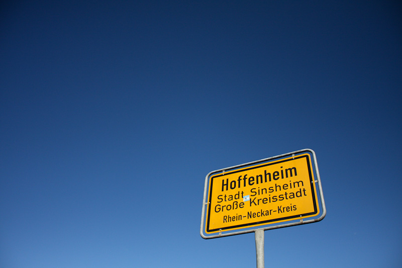 Hoffenheim - Ortschild