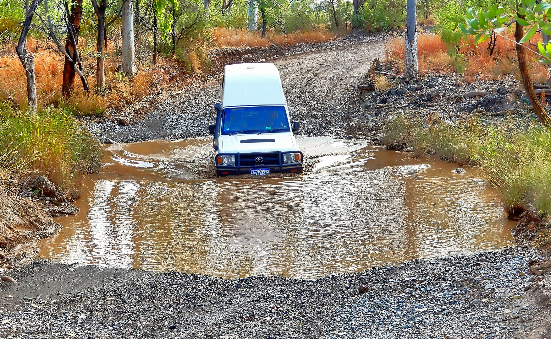 Hoffentlich ist der floodway nicht noch tiefer !!