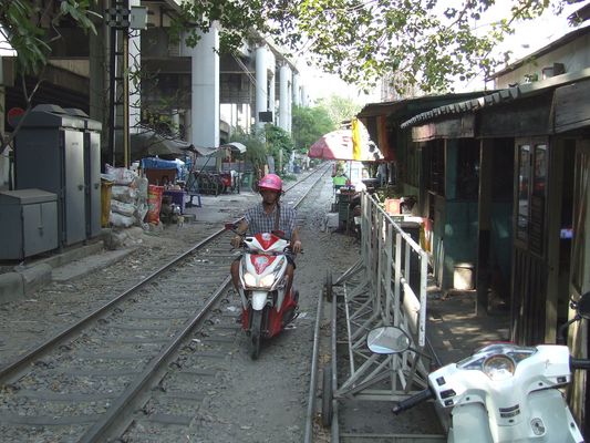 Hoffentlich ist kein Gegenverkehr....