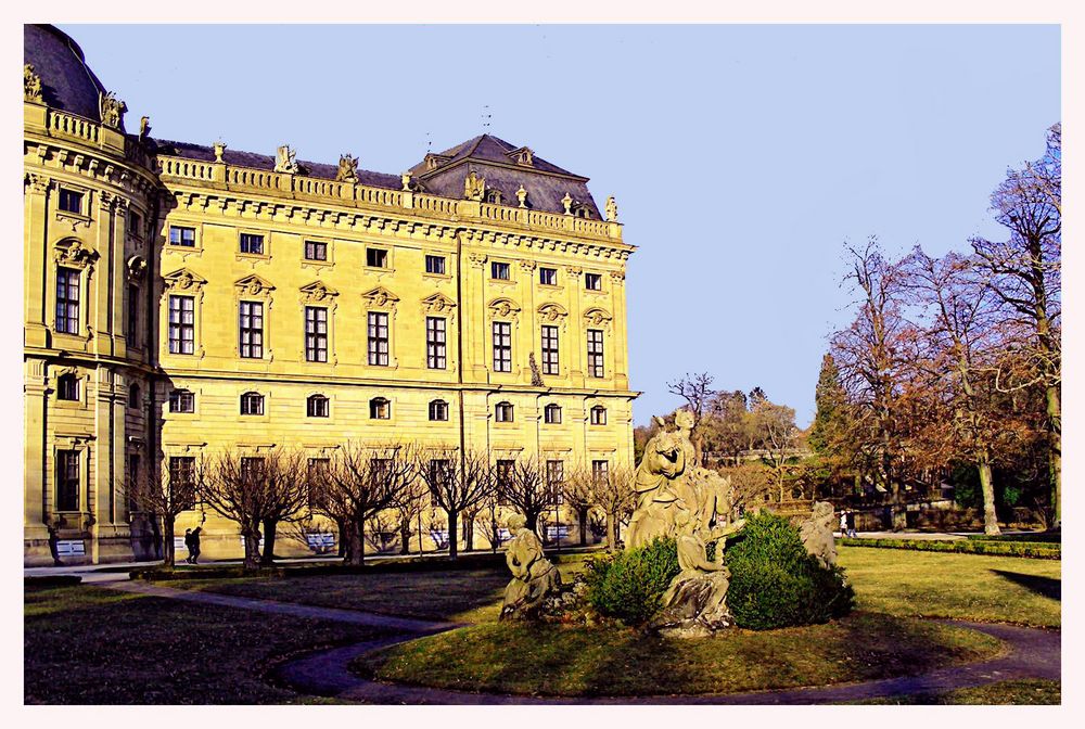 Hofgarten der Residenz Würzburg Foto &amp; Bild schlösser