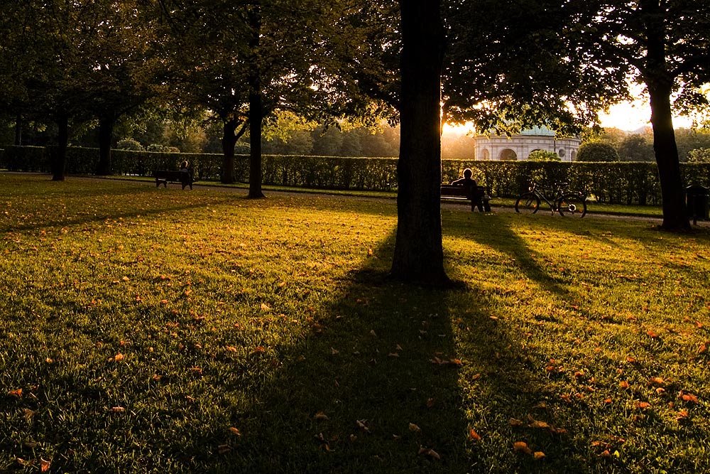 Hofgarten im Herbst