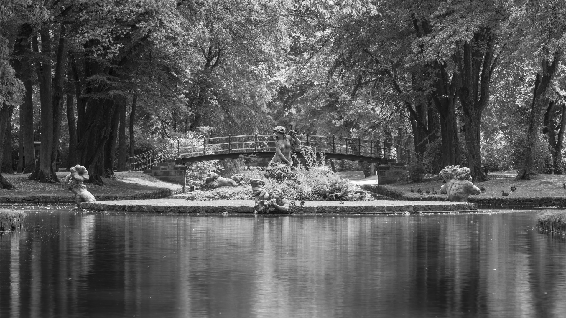 Hofgarten Schwaneninsel - Bayreuth -