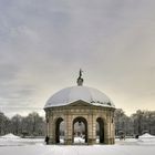 Hofgarten und Schnee