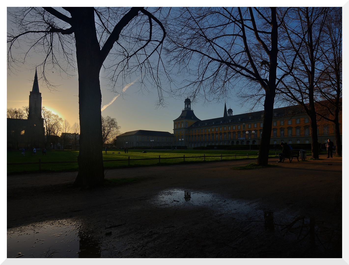 Hofgarten und Uni