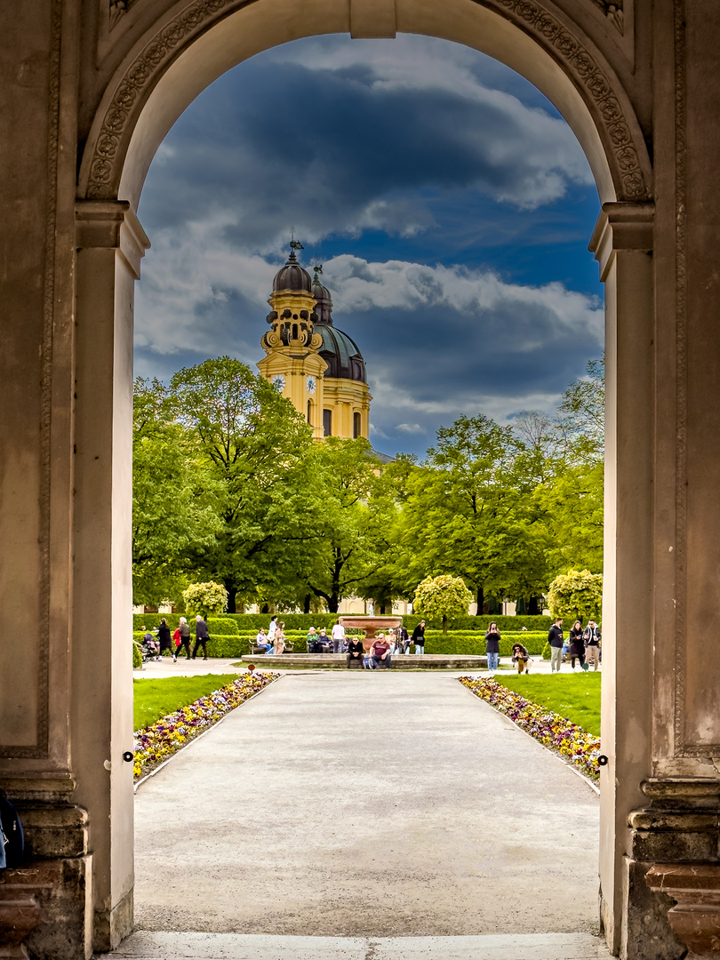 Hofgarten weiß-blau