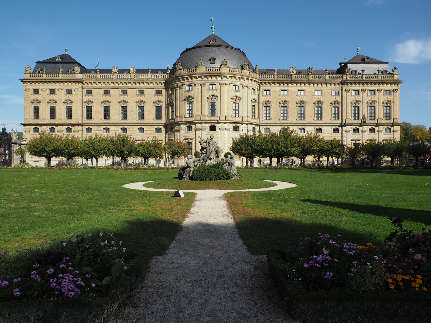 Hofgartenseite Residenz Würzburg