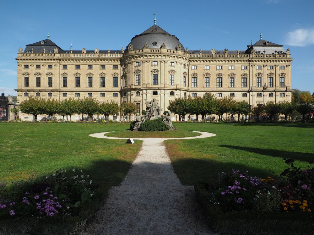 Hofgartenseite Residenz Würzburg Foto &amp; Bild architektur