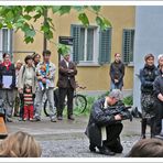 HOFgesang: der SF-Kameramann sucht die beste POsitionierung ... ;-)