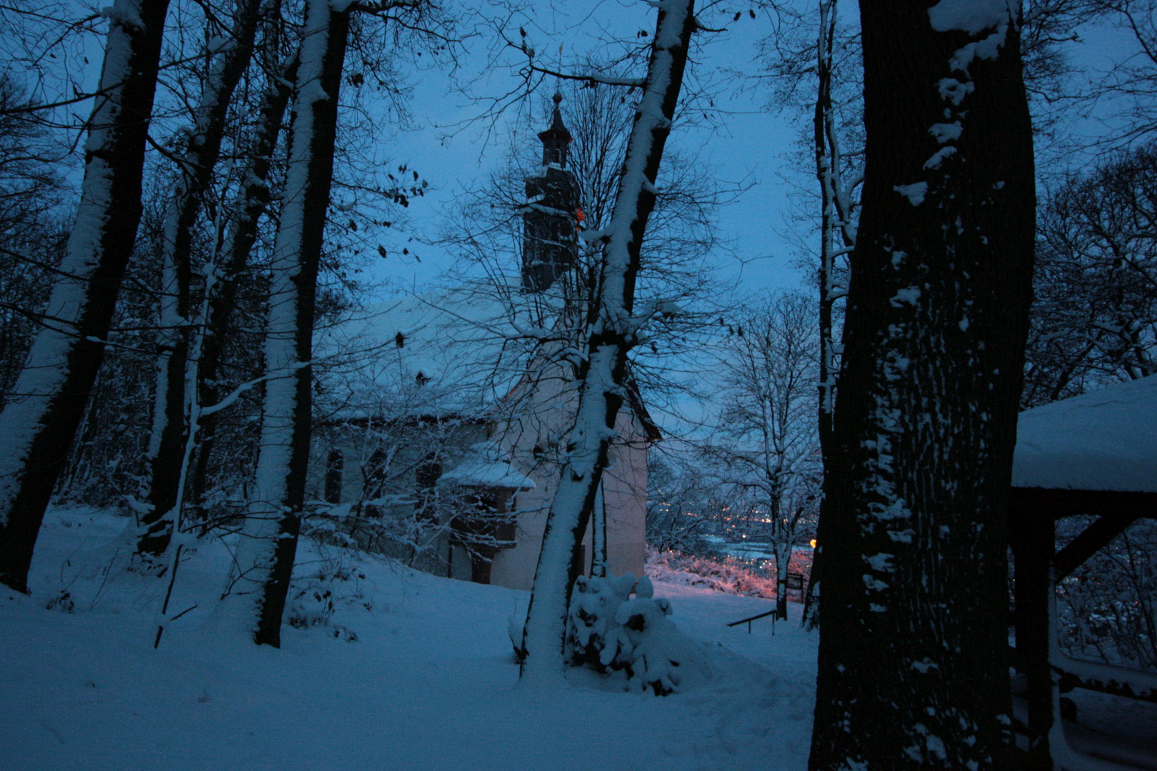 Hofheimer Kapellchen beim Winterspaziergang