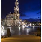 Hofkirche bei Nacht