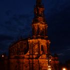 Hofkirche bei Nacht