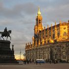 Hofkirche Dresden mit Reiterdenkmal