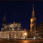 Hofkirche und Residenzschloss am Abend