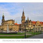 Hofkirche und Residenzschloss in Dresden