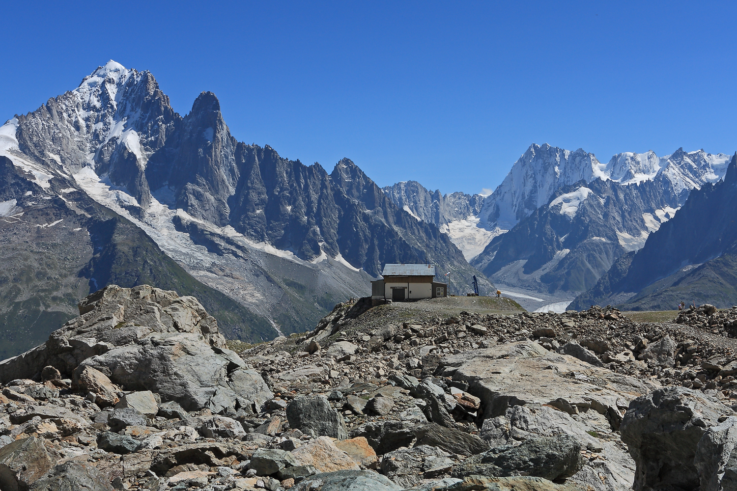 Hohe Berge am Eismeer (Mer de Glace)