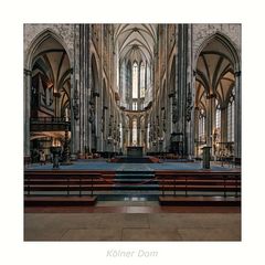 Hohe Domkirche St. Petrus " Blick in den Chorraum..."