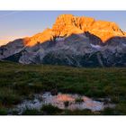 Hohe Gaisl im ersten Sonnenlicht