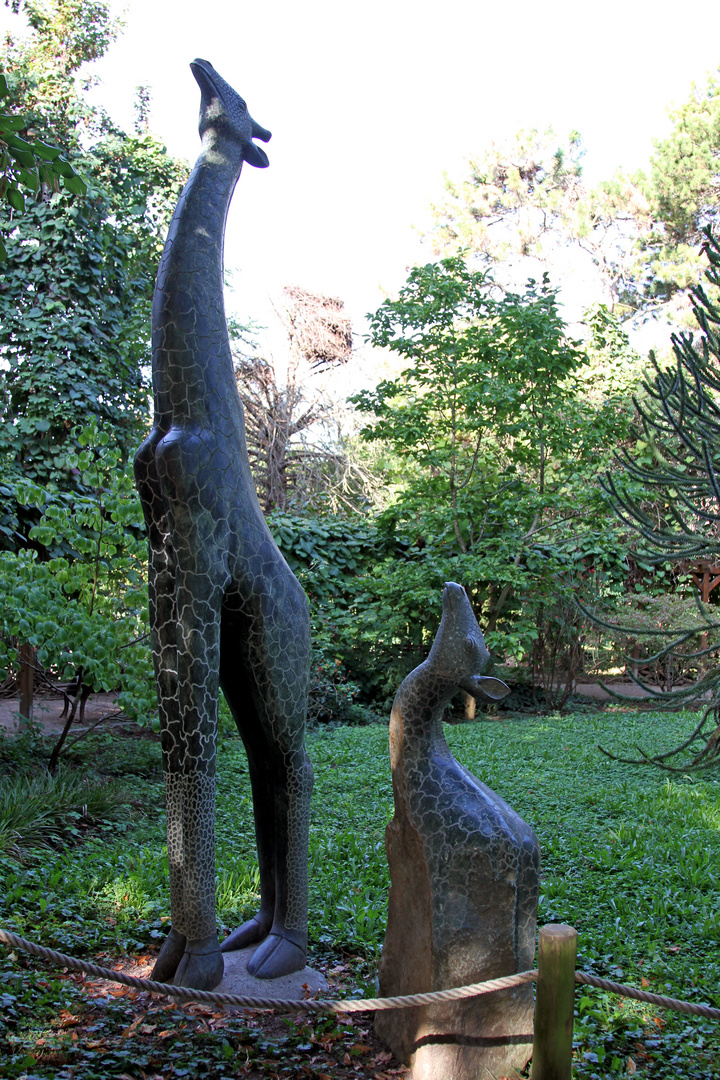 Hohe Kunstdarstellung im Zoo Heidelberg