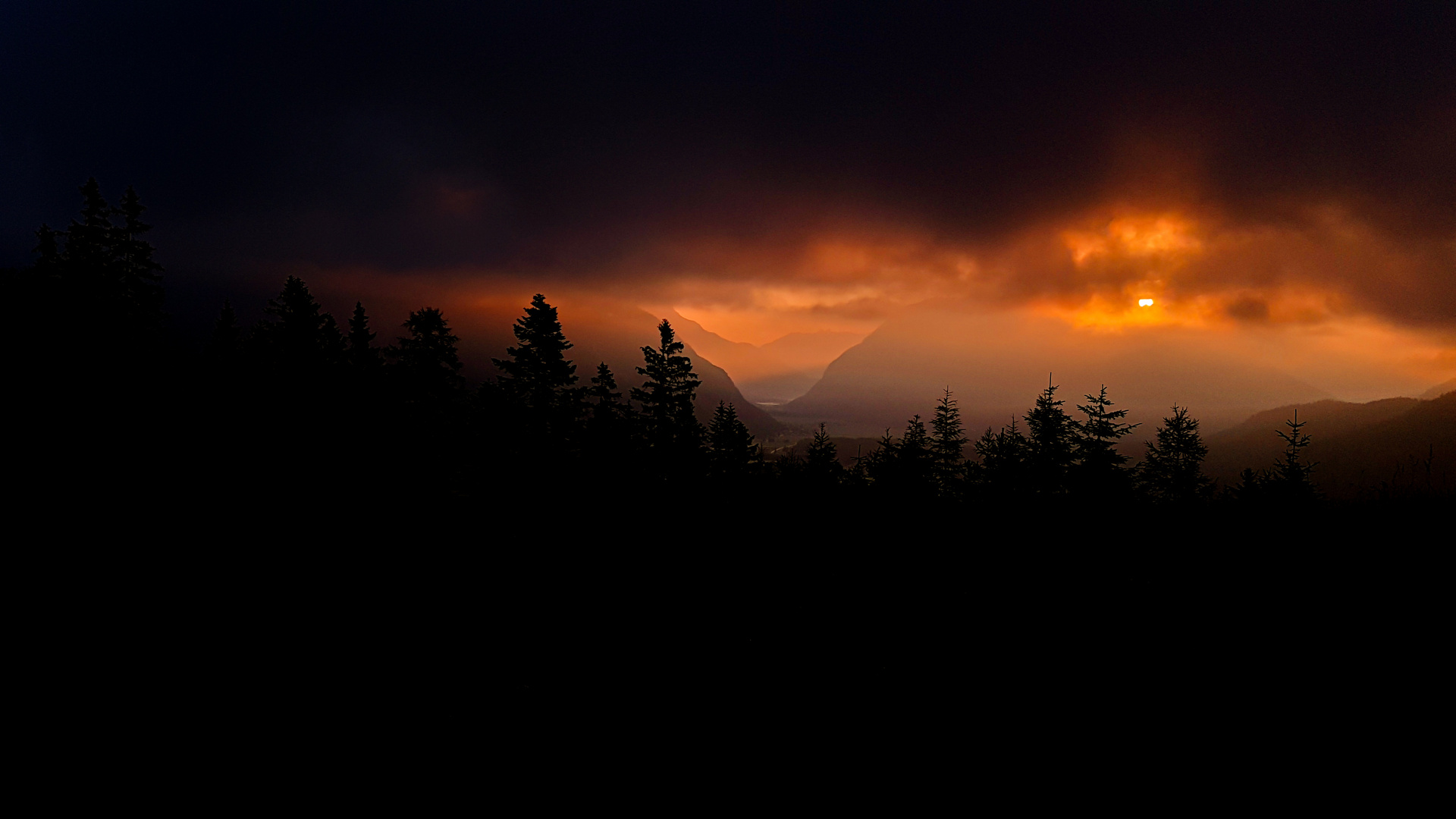 Hohe Munde Aufstieg Sonnenaufgang 