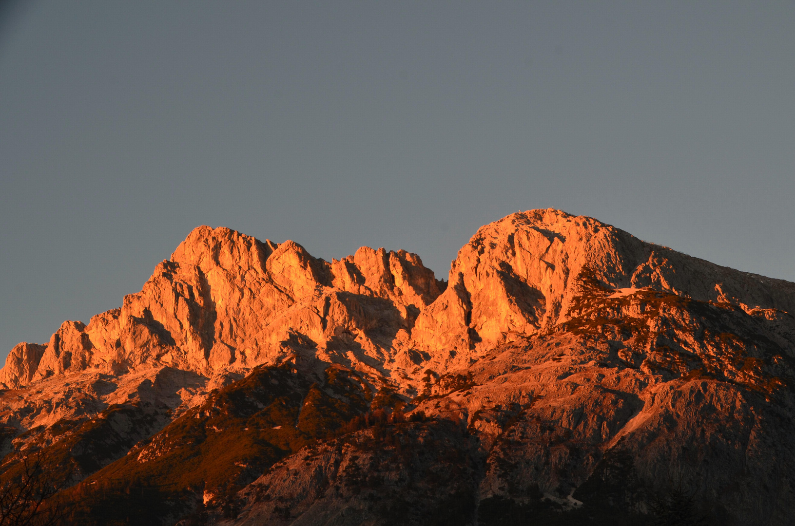 Hohe Munde im Abendlicht