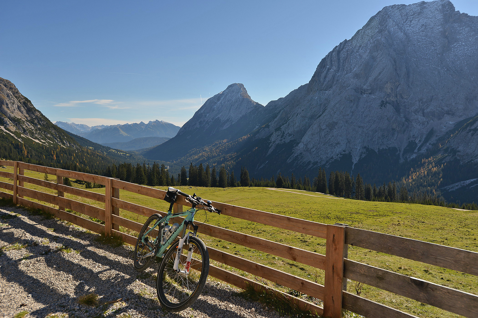 Hohe Munde in Tirol bei einer MTB-Tour